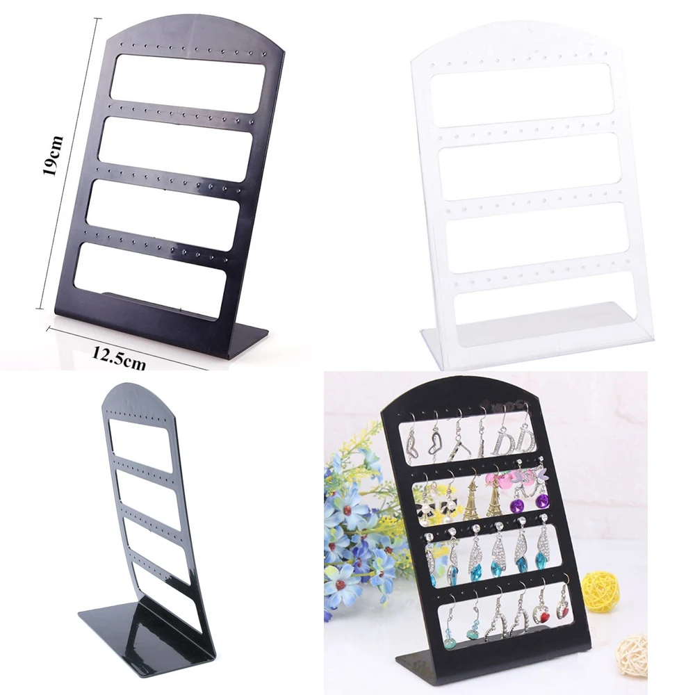 

48 Holes Woman Plastic Jewelry Display For Earrings,Jewelry Boxes & Organizers, Jewelry Earring Display Board