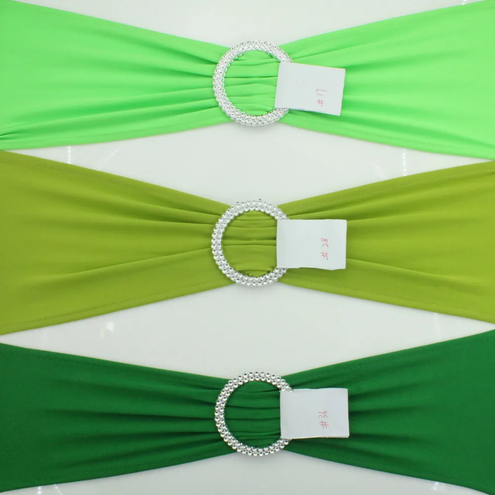 Горячее предложение 100 шт. съемные ремешки для стула из спандекса и лайкры банты с