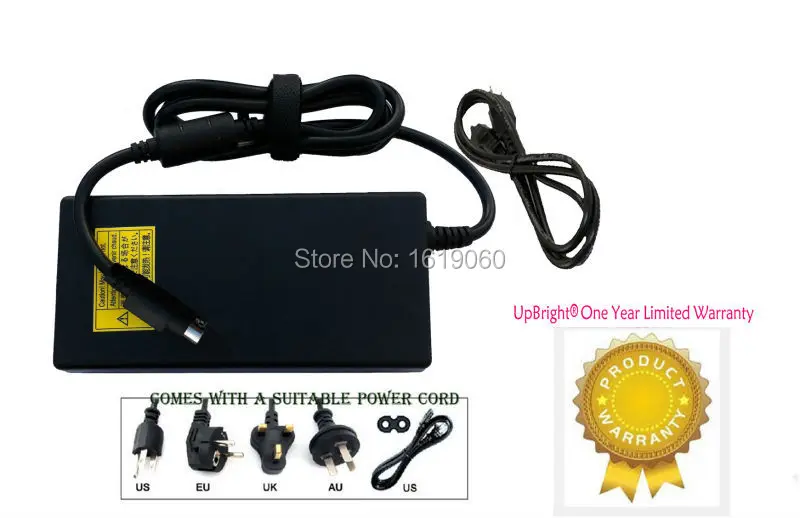 UpBright Новый 4 контактный AC / DC адаптер для ViewSonic VP2330WB VS10813 23 &quotШирокоэкранный ЖК