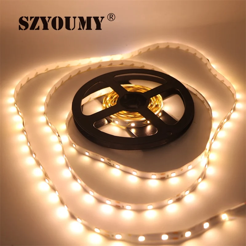 Светодиодная лента SZYOUMY 5 м 300 светодиодов 2835 SMD высокий световой поток более 3528 3014