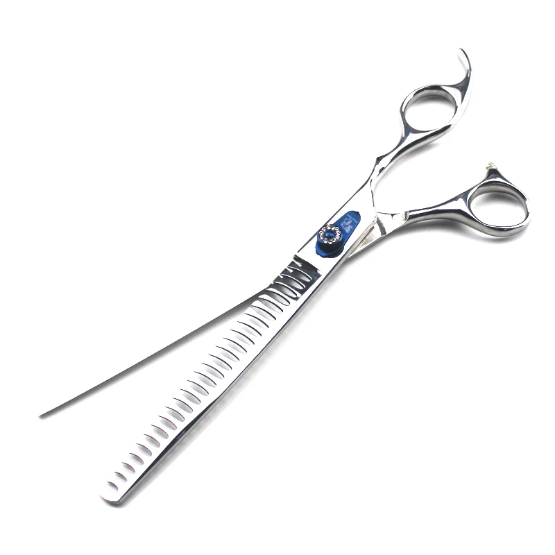 9.0 inch pet grooming kit dog scissors fish bone cut high-grade JP440C material hair care &amp styling | Красота и здоровье