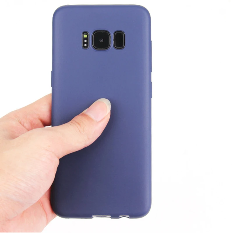 Карамельный матовый чехол для телефона Samsung s9 TPU мягкий Galaxy s8 s7 s6 a5 2017 a7 a3 |