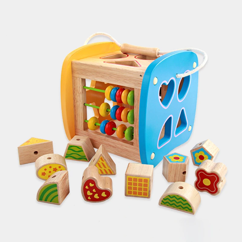 Детские деревянные игрушки игра Боулинг для раннего детского развития