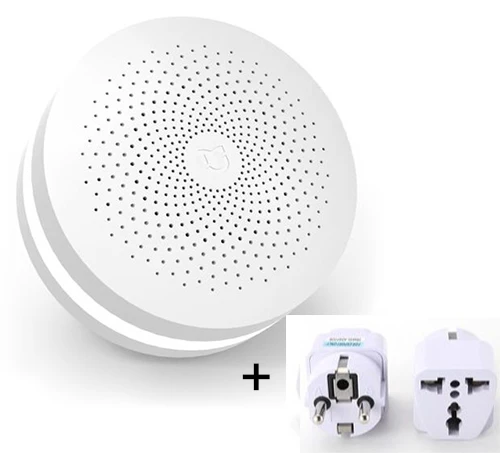 Add Big EU Plug Aqara Multifunctio шлюз 2 умный центр управления домашний комплект обновленная версия два управления с дверной звонок с радио кольцо встроенный - Цвет: Add Big EU Plug