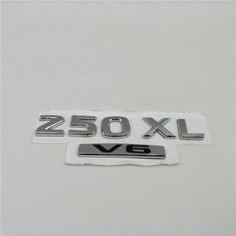 For Nissan Teana 2.5XV 250XL V6 Emblem Number Letters Rear Trunk Displacement Logo Car Styling Accessories | Автомобили и