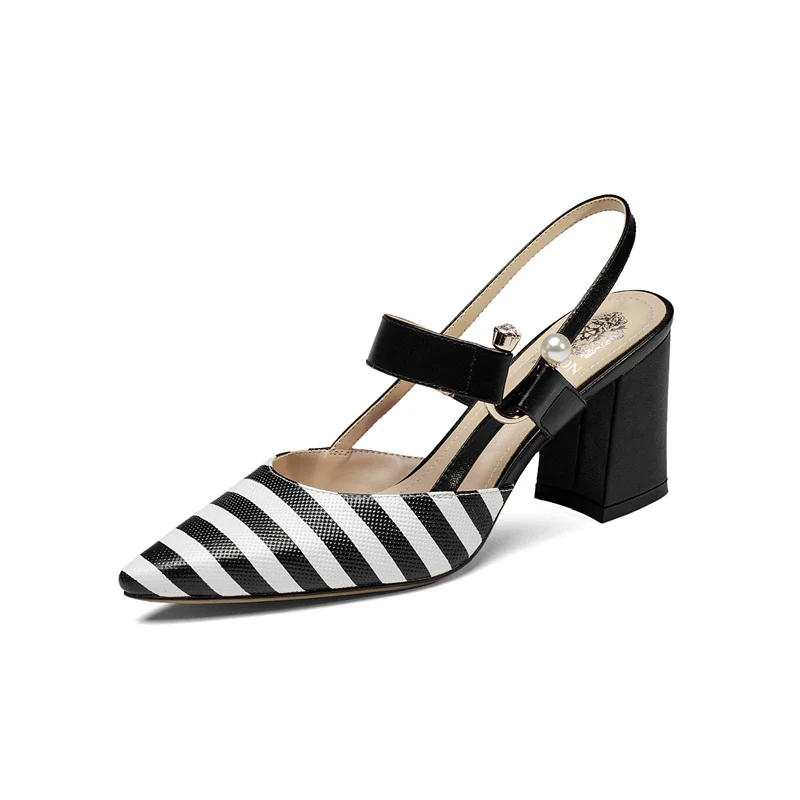Летняя модная обувь с острым носком среднем Обувь на высоком каблуке Женская