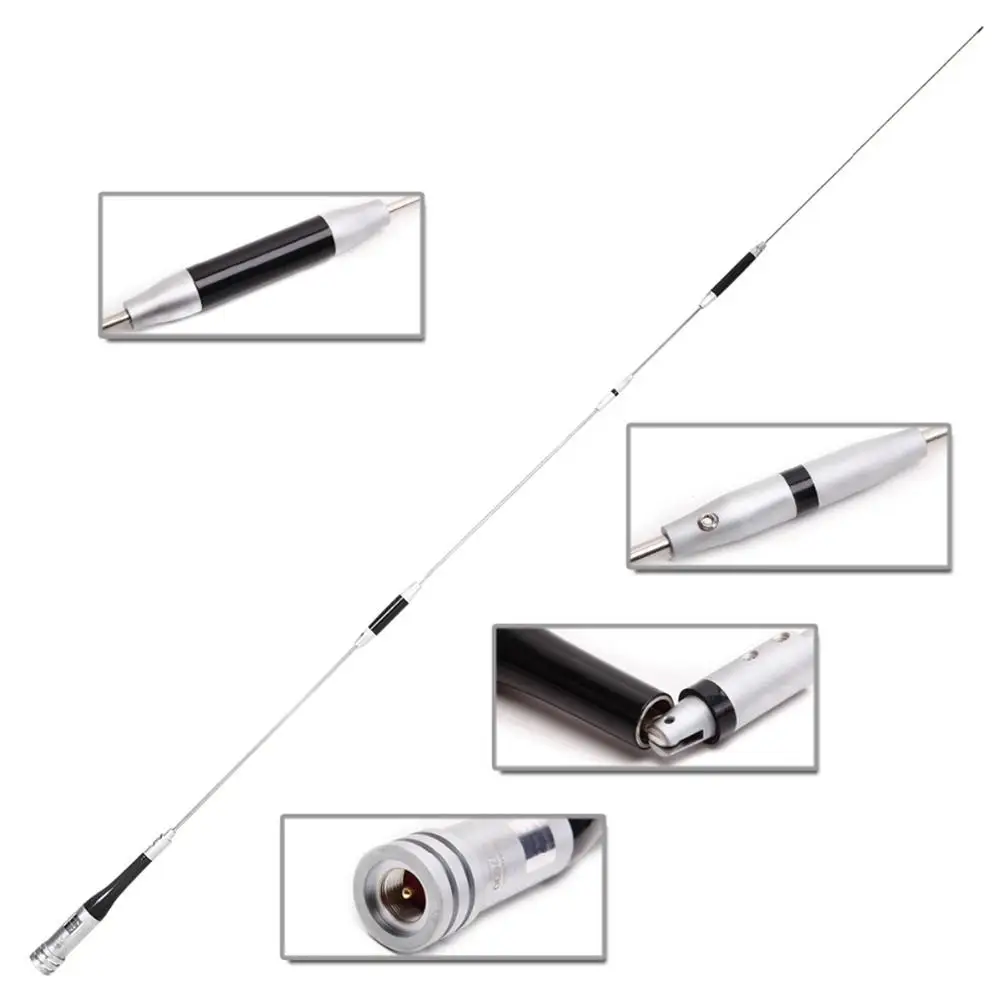SOONUHA SG 7900 144MHz 430MHz VHF UHF двухдиапазонная антенна Прочная нержавеющая сталь 5.0dB 7.6dB антенна с высоким коэффициентом усиления для мобильного радио