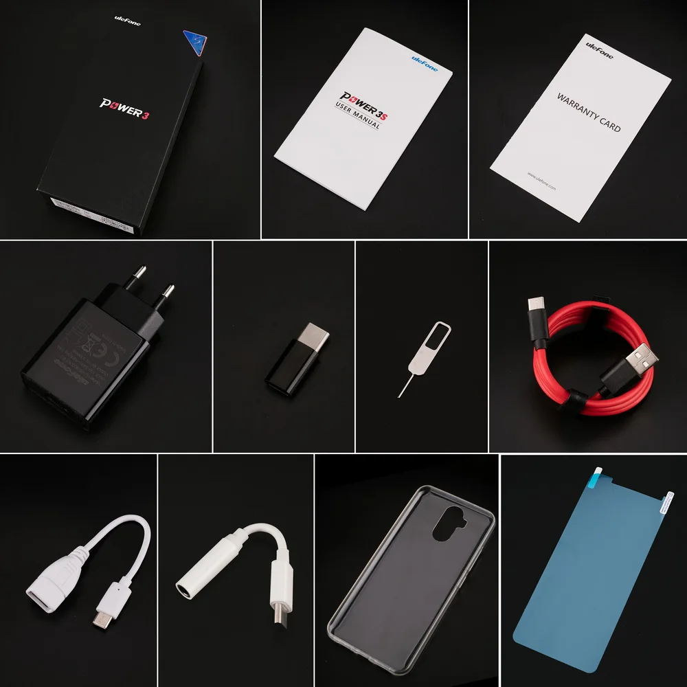 Ulefone power 3S 6," 18:9 FHD+ Android 7,1 мобильный телефон MTK6763 Восьмиядерный 4 Гб+ 64 Гб 16 МП 4 камера 6350 мАч Face ID 4G смартфон