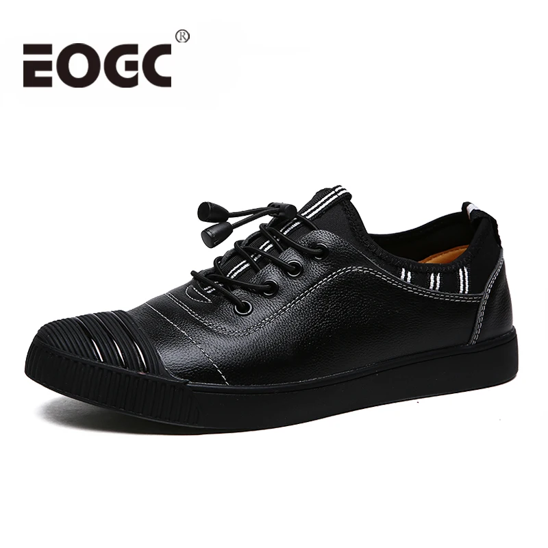 

100% Real Leather Men Casual Shoes Black Glitter Leather Men Shoes Luxury Brand Designer Italian Loafers Flats shoes