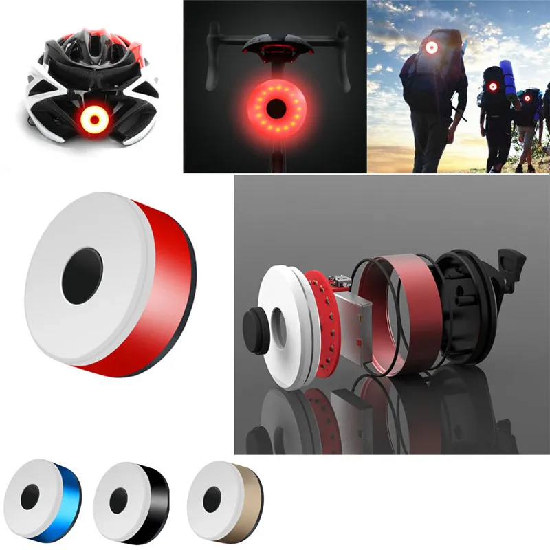 LED Bicycle Bike Cycling Rear Tail Light USB Rechargeable Warning Safety &amp Survival Z0831 | Спорт и развлечения