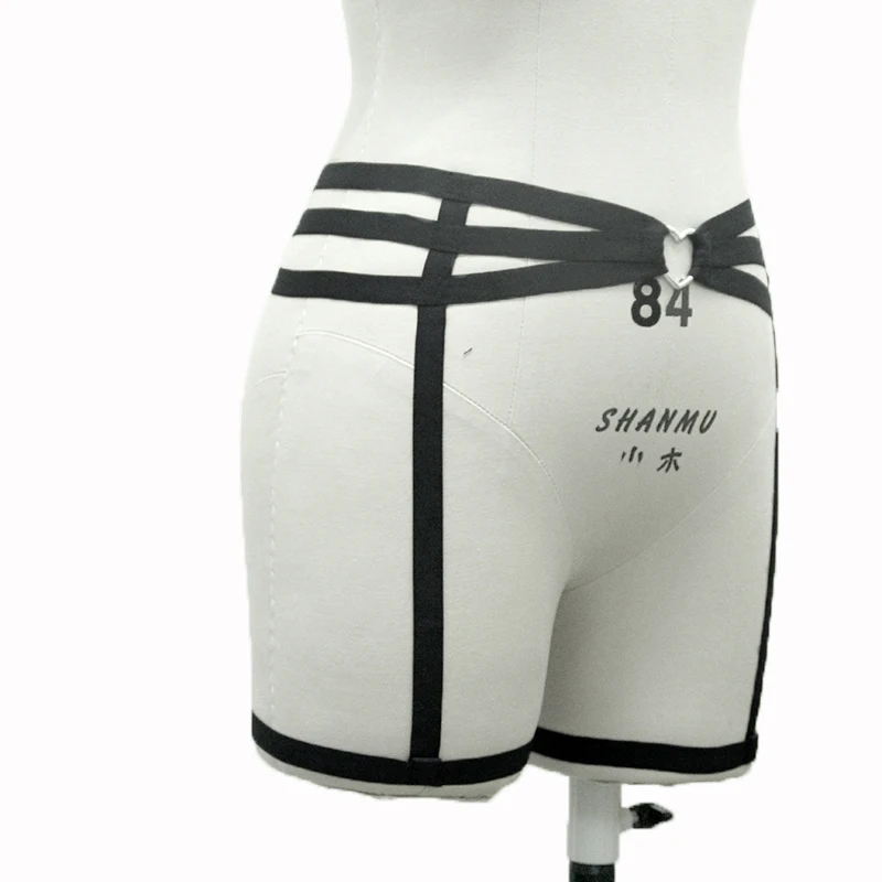 2017 новая мода Пастельная подвеска в готическом стиле пояс для чулок черная