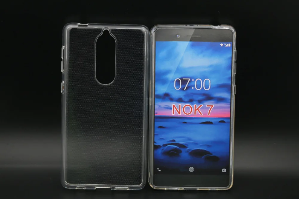 20 шт./лот прозрачный Гладкий Мягкий ТПУ чехол для Nokia 7 | Мобильные телефоны и