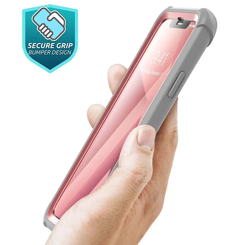 Для iphone XR чехол 6,1 дюймов i-Blason Ares серия полный корпус Прочный Прозрачный Бампер чехол со встроенной защитной пленкой