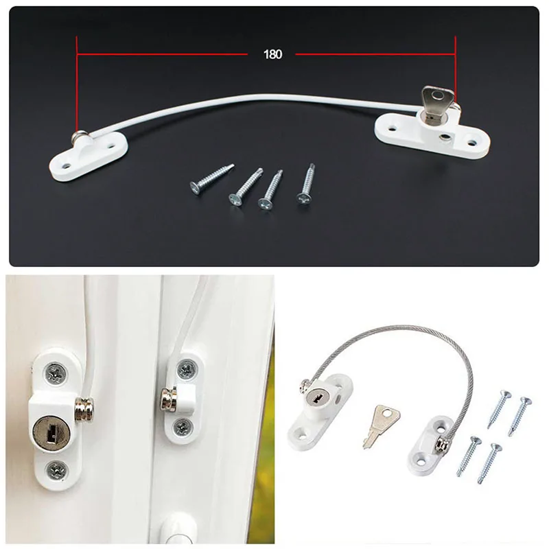 2019 новый оконный замок Детский защитный ограничитель для блокировки окон из