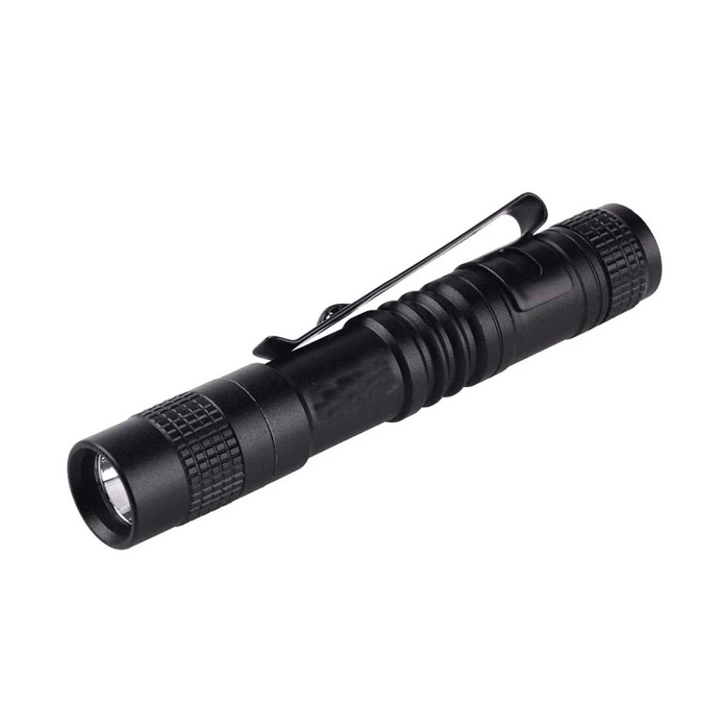 Мини AAA XPE-R3 Светодиодный Светильник Зажим для ремня карманный фонарь наружный вспышка светильник фонарь супер маленький с кобурой 90x14 мм ручка Flashlig