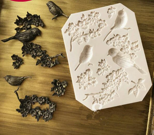 Силиконовая форма с изображением птицы для шоколада конфет силиконовые формы |