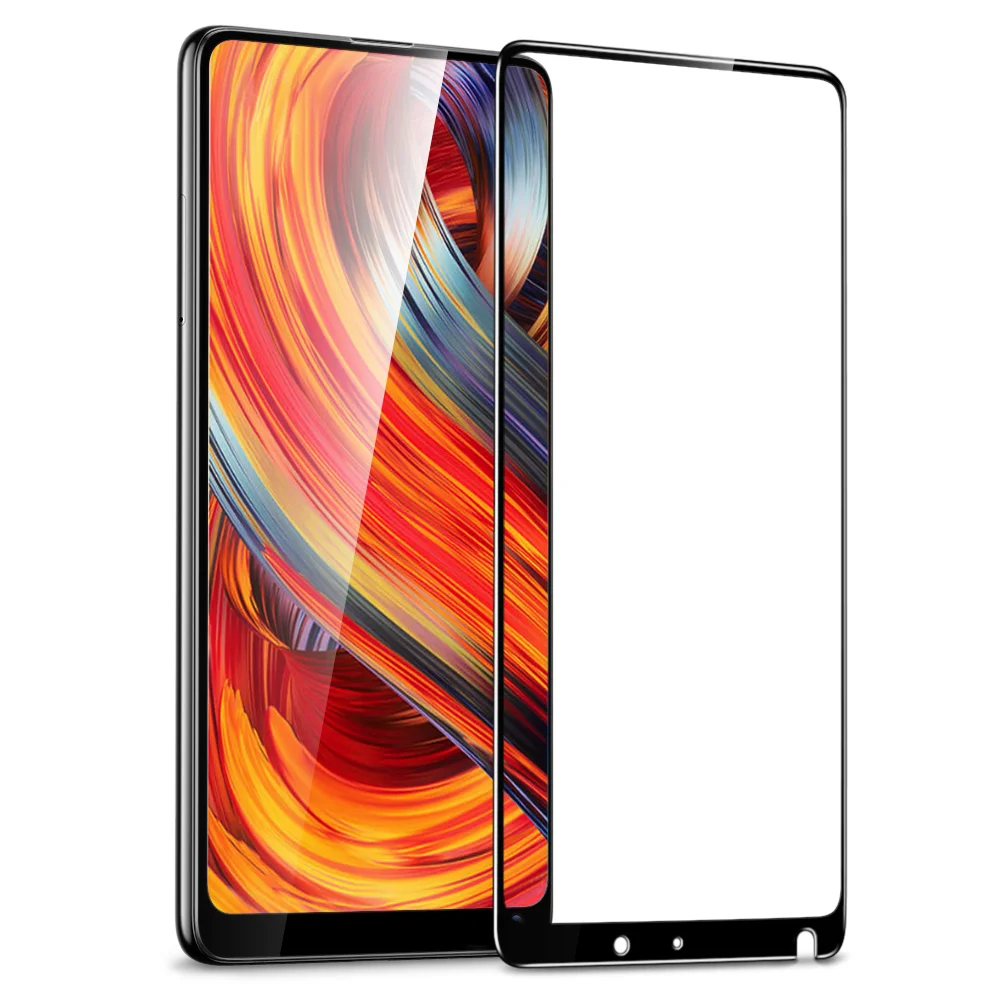 Стеклянная пленка HereCase для Xiaomi Mi MIX 2 2S закаленное стекло 9H полное покрытие