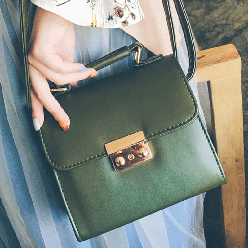 Малый и свежий мода свинья замок одного плеча косые женская сумка продаж Новые