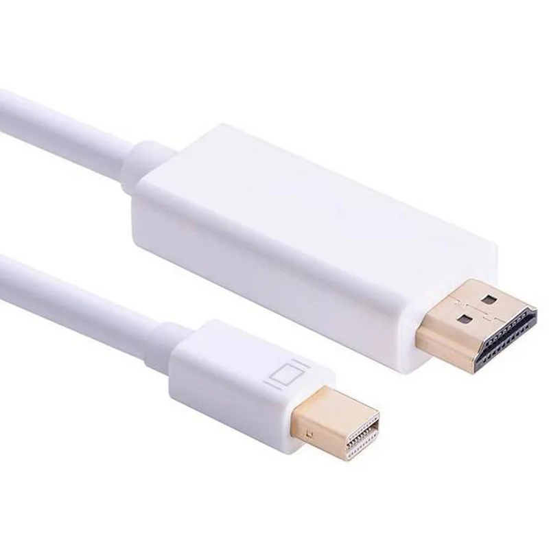6FT 1.8M High Quality Thunderbolt Mini DisplayPort Display Port DP to HDMI Adapter Cable For Apple Mac Macbook Pro Air |