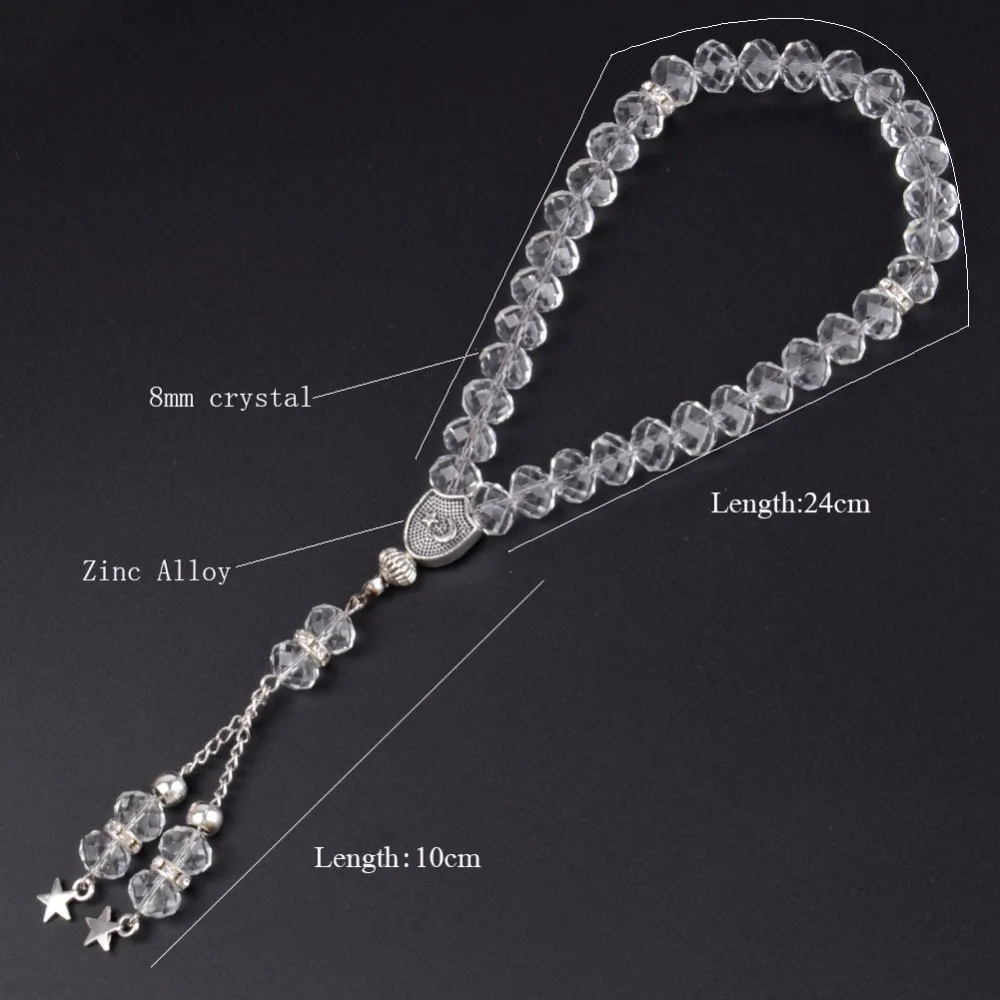 Женские и мужские ювелирные изделия Tasbih браслет ручной работы 33 молитвенные