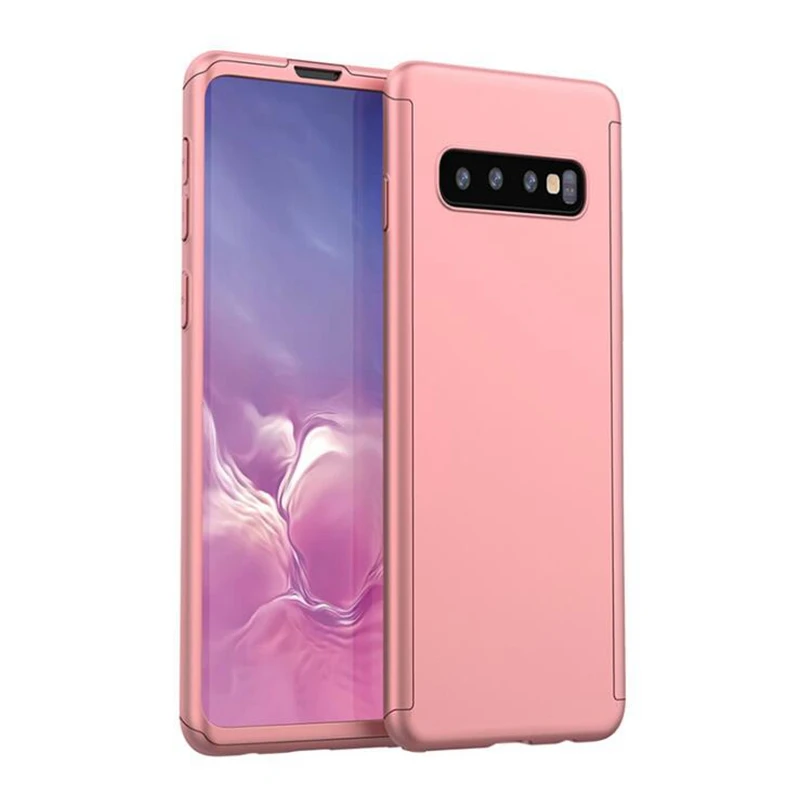 360 Полное покрытие противоударный чехол для Samsung s10 5G m10 m20 m30 Жесткий ПК Обложка j5 j3