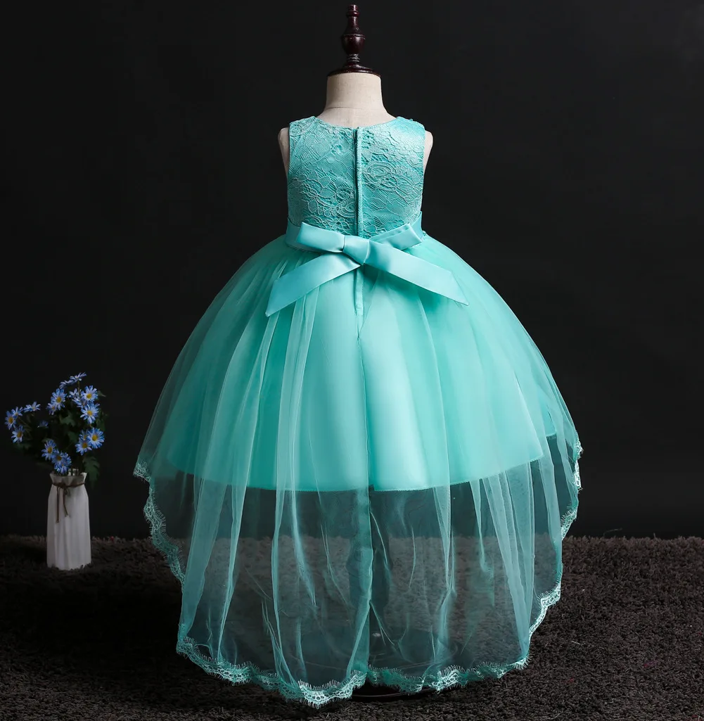 Fashion Toddler Girl Clothing Party Jurk Prinses Bridesmaid Children Pink Dress Costume Tulle Child Kids Yellow Party Dresses