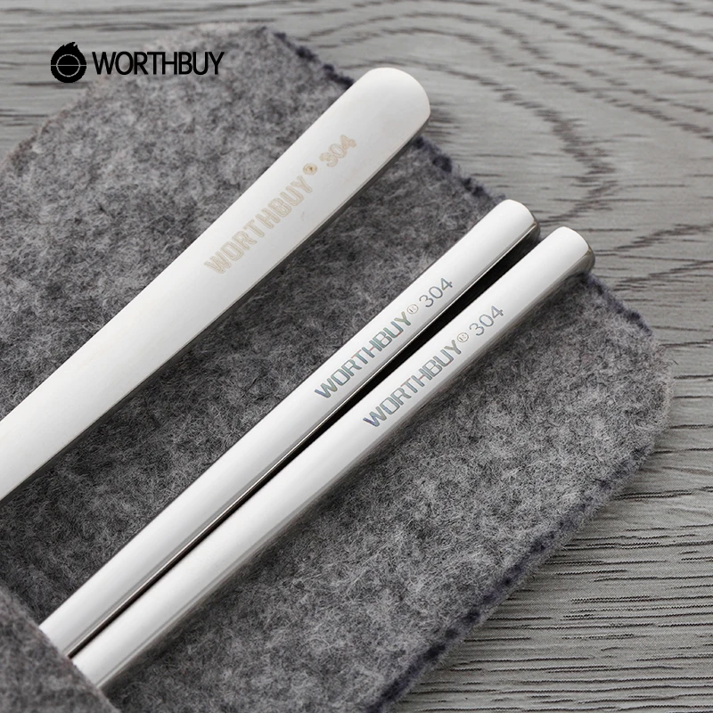 Worthbuy 3 шт./компл. Портативный Столовая посуда набор с сумкой 304 Нержавеющая сталь