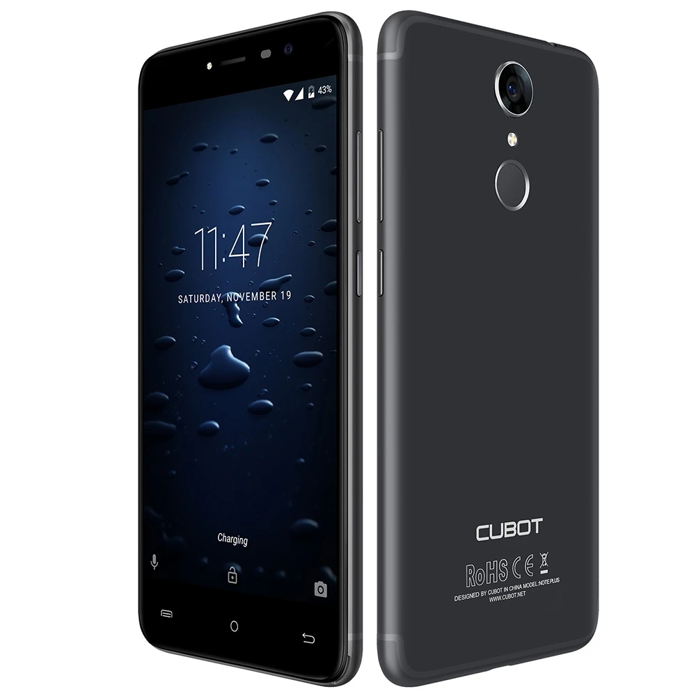Cubot Note плюс 4 г смартфон 5 2 'ɺndroid 7 0 MTK6737T ядра 1 ГГц 3 ГБ + 32 13.0MP две камеры