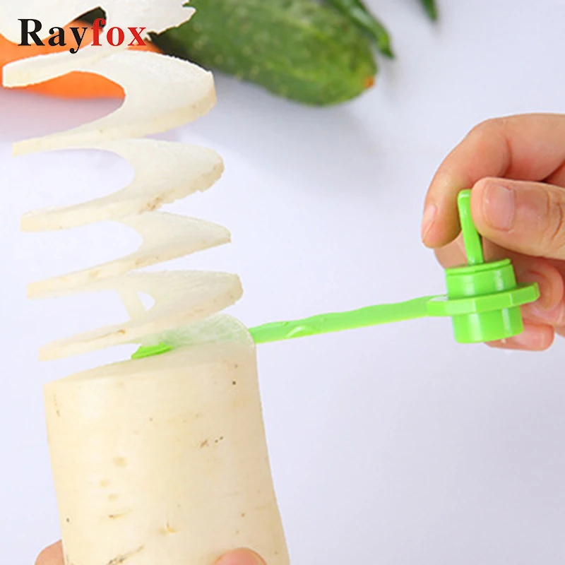 Картофельный спиральный резак Ручное Вращение овощи кухонные гаджеты морковь