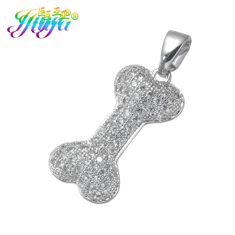 white gold Juya бижутерия ручной работы материал ручной работы Cz Pave Hamsa Подвески Подвеска для женщин Детский Рождественский подарок изготовление ювелирных изделий - Окраска металла: white gold
