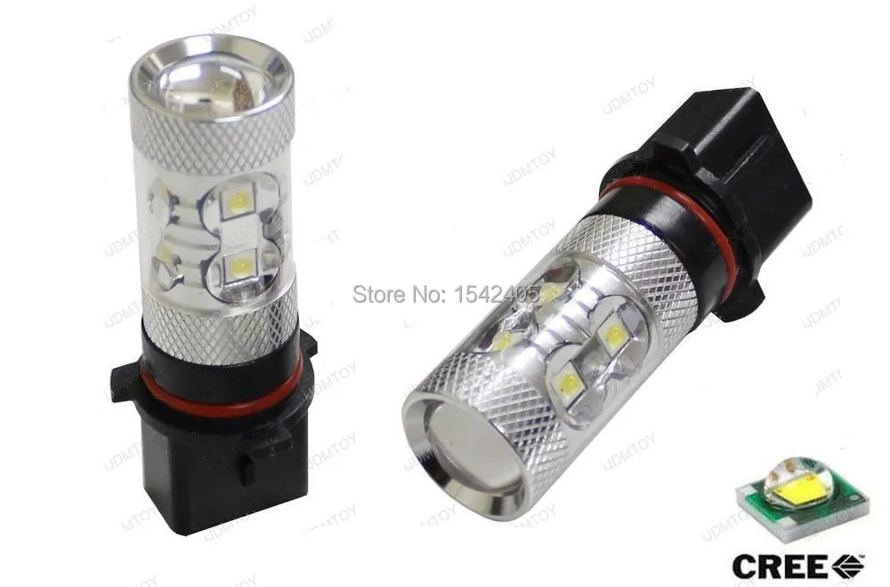 Ксеноновые белые 50 Вт P13W CREE светодиодные лампы дневные ходовые огни DRL для 2008 12 Audi