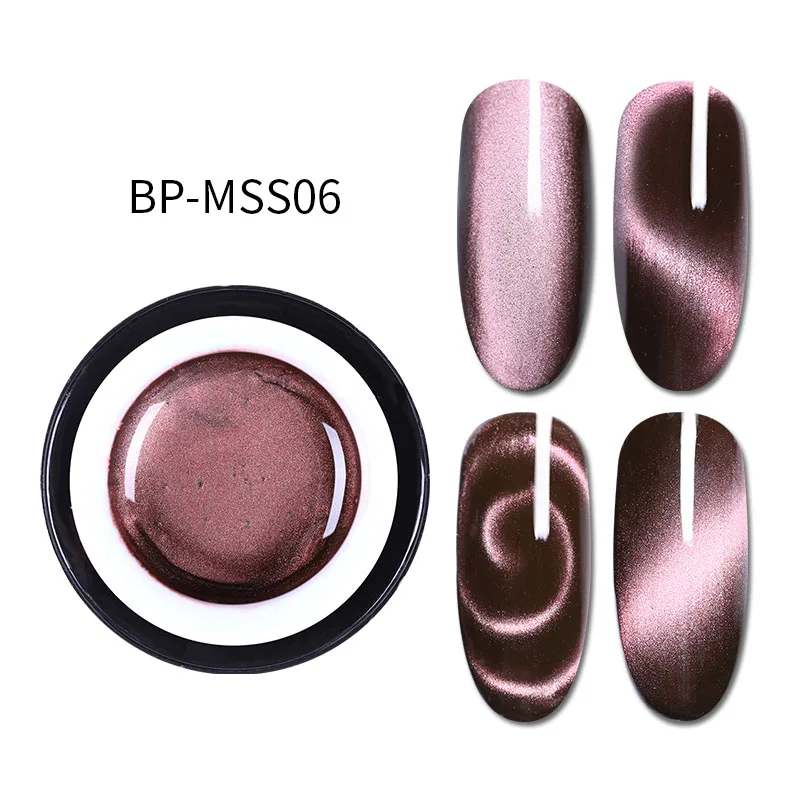 BP-MSS6 BORN PRETTY, 6 мл, Гель-лак для ногтей, УФ светодиодный, туманный, кошачий глаз, Гель-лак для ногтей, магнит, гибридный лак, гель, тиснение, грунтовка, основа, Топ - Цвет: BP-MSS6