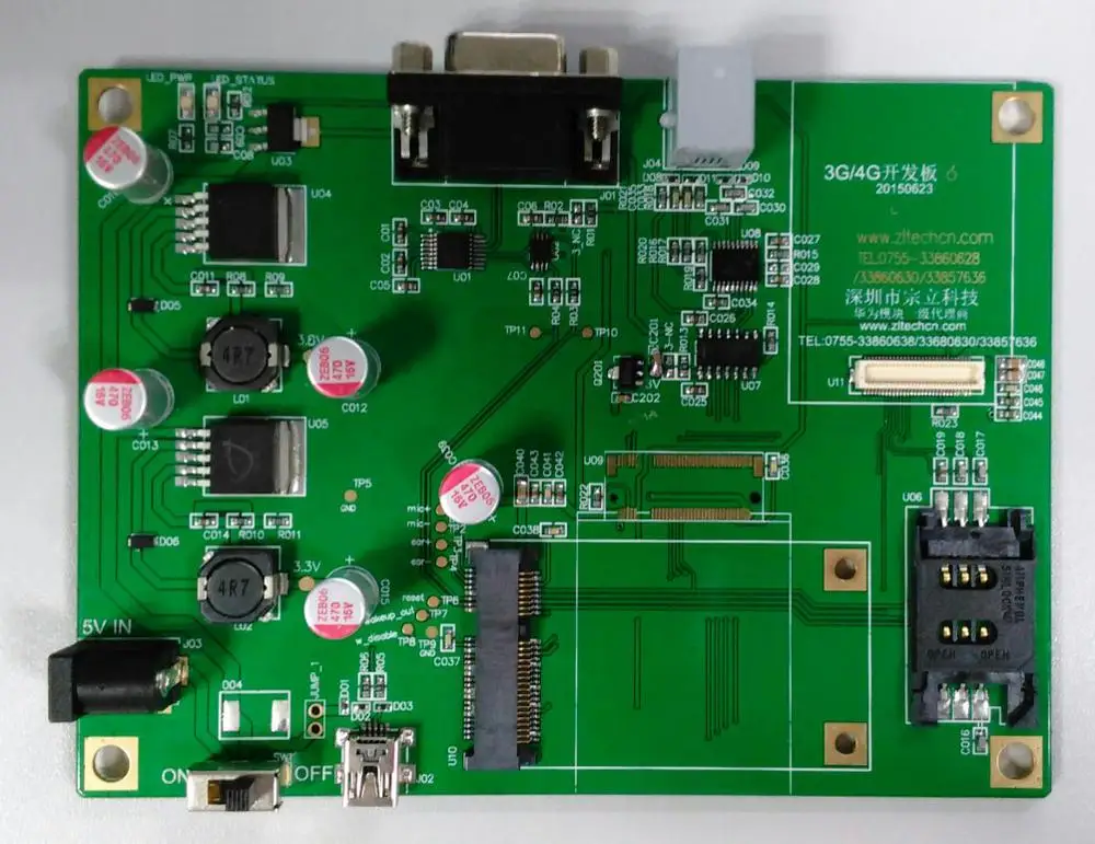 Макетная плата для модуля 3G 4G MINI PCIE 60pin B2B интерфейс|4g module|mini pciemini pcie 3g |