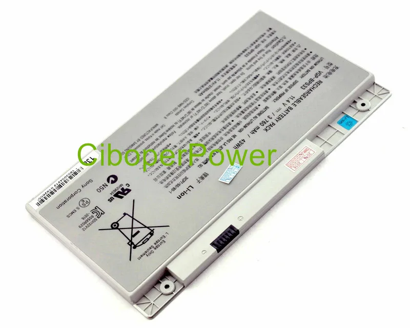 Для VGP-BPS33 BPS33 SVT-14 SVT-15 11,4 v 3760 мА/ч, 43wh батарея ноутбука