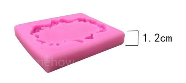 1 шт./лот винтажная фоторамка в европейском стиле силиконовая форма 7*5 2*1 2 см кекс