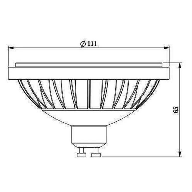 (10 шт./лот) Dimmable AR111 15 Вт COB LED прожектор ES111 QR111 GU10 лампа теплый белый холодный