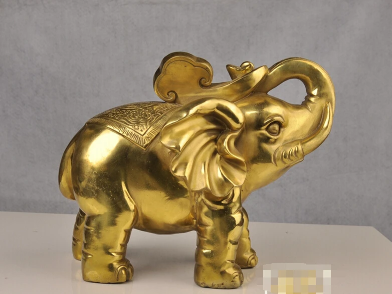 ZSR 505+++++A copper elephant Zhaocai water on a ceiling decoration Feng Shui lucky can cause Home Furnishing jewelry crafts | Дом и сад