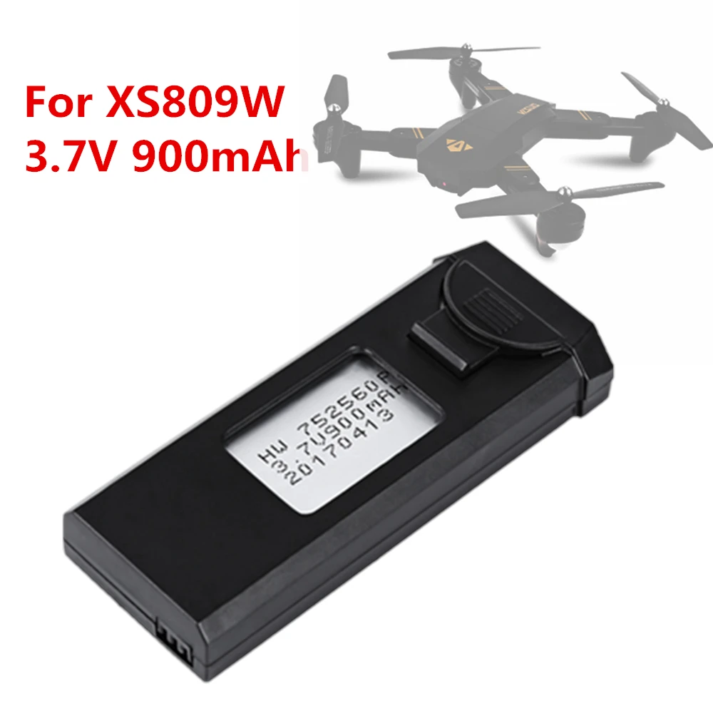 

Оригинальный аккумулятор Visuo 3,7 V 900mAh 30C Lipo, аксессуар для XS809 XS809HC XS809HW XS809W, складной Радиоуправляемый квадрокоптер, Дрон