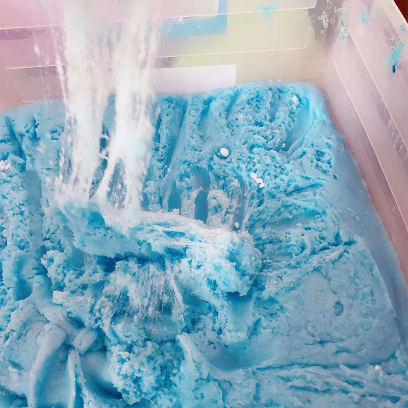 Моделирующая глина слизи динамический песок красочная галактика облако слизь