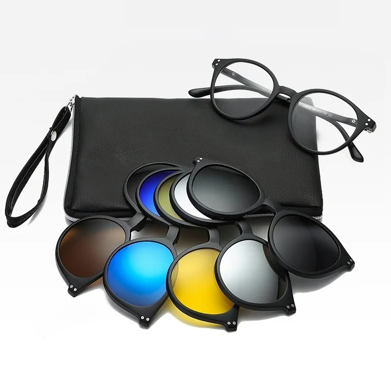 Мужские брендовые поляризованные солнцезащитные очки оправы для очков с 5