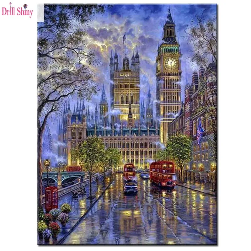 Алмазная 5D Вышивка сделай сам мозаика ручной работы с изображением пейзажа