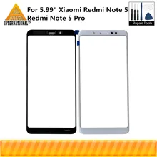 Axisinternational для 5,9" Xiaomi Redmi Note 5 Redmi Note 5 Pro внешнее Переднее стекло сенсорный экран дигитайзер+ Инструменты
