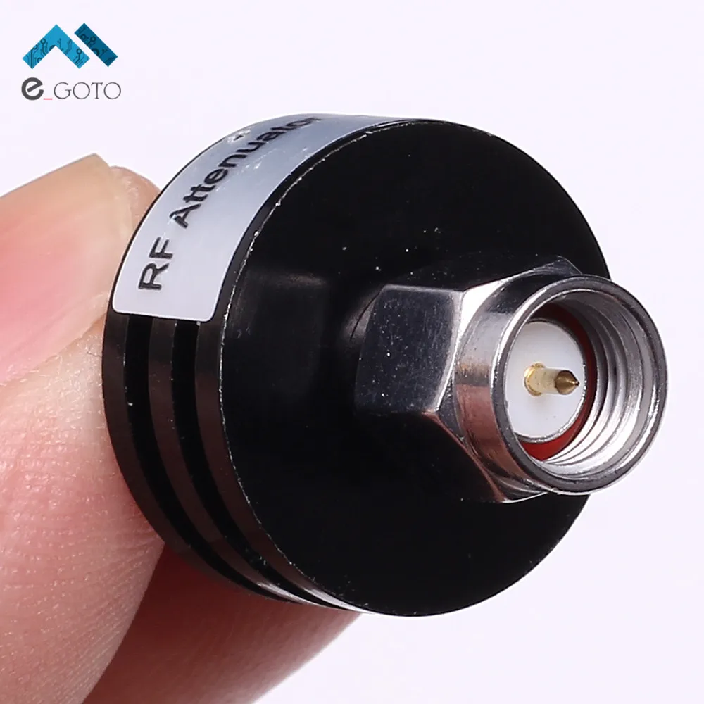 40dB DC-6GHz sma коаксиальный аттенюатор Исправлен 5 Вт 50 Ом SMA-J/SMA-K 18x26 мм для ослабления