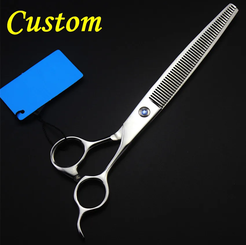 

Customize new 440c 7.5 inch dog grooming hair scissors Pet hair clipper cat barber thinning scissor shears hairdressing scissors