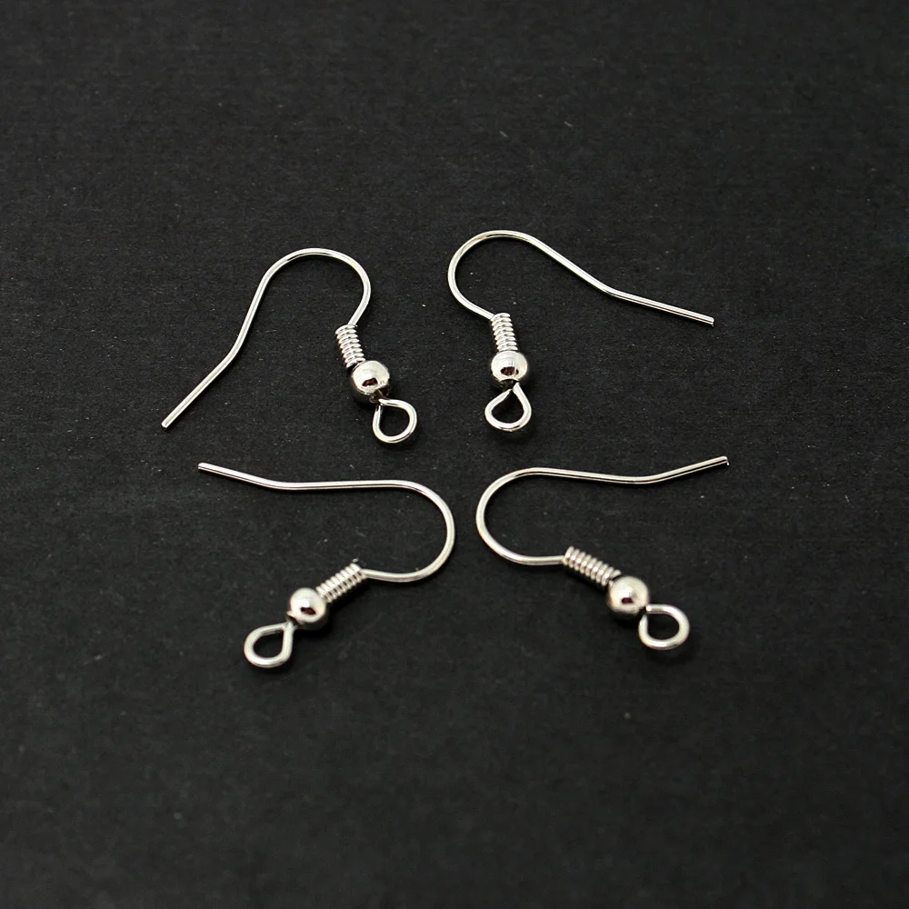 

Top Selling 18*20mm Earring Hook Clasp 20pcs/lot White K Earring Clasps Earring findings FRB001-19
