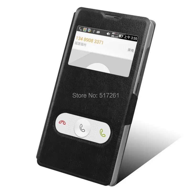 For Lenovo A788T High Quality Fashion MOFI Window Design PU Leather Stand Case Cover+Free Touch Pen |