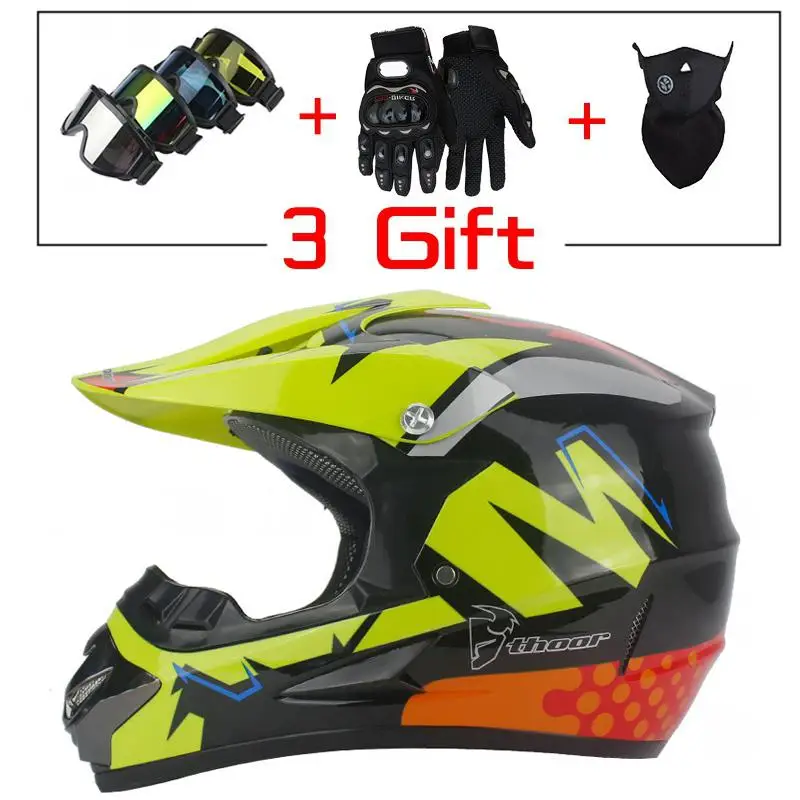 LumiParty для мужчин Мода Off Road Casco мотоцикл и мото Байк мотокроссу шлем высокой