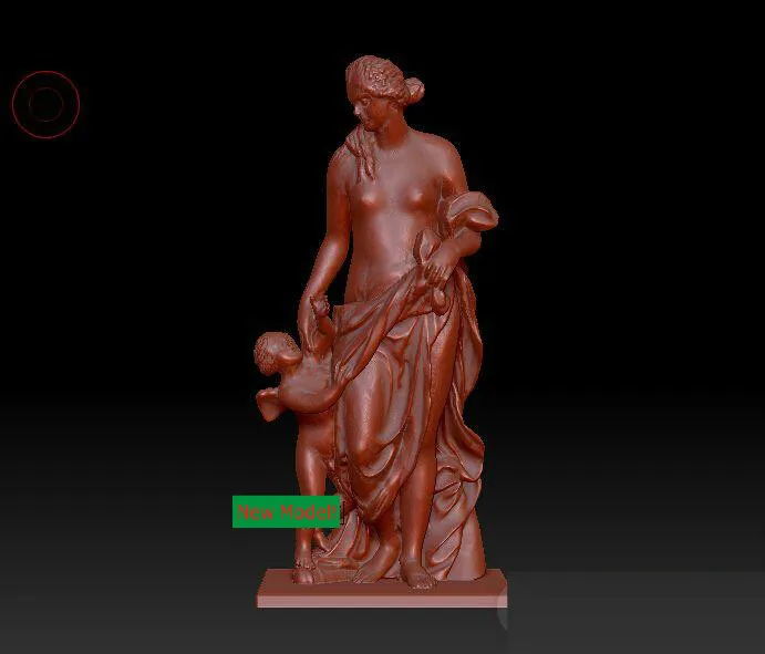 3D модель stl формат твердая вращения скульптура для cnc машины ANGEL LOVE|3d model stl|model stl3d