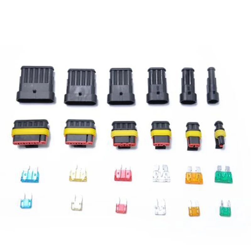 Multifunction Car Blade Fuse Box Holder Kit for Boat Marine Trike 12A car fuses + headlight repair set+ HID Accessories | Автомобили и