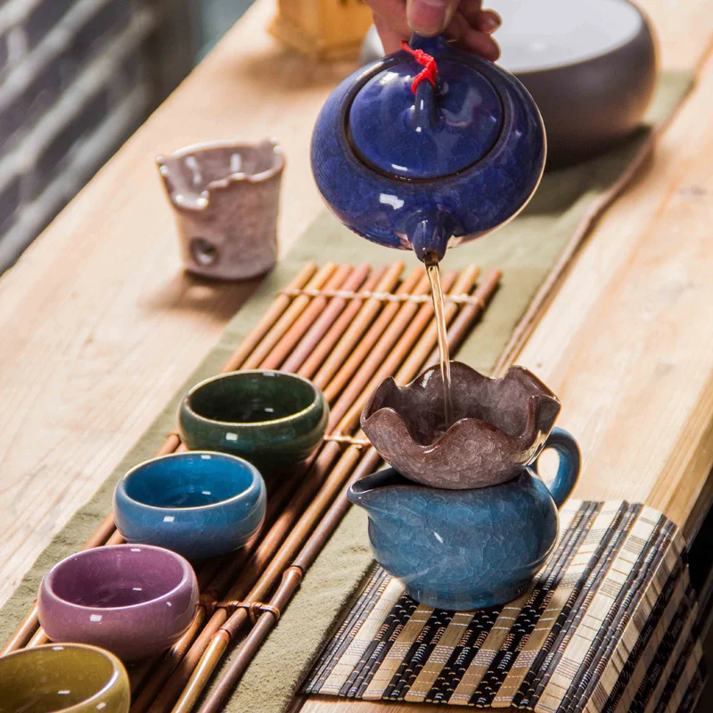 Керамический миниатюрный чайник чайные сервизы фарфоровые чашки Tureen Китай